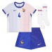 Maillot de foot France Dayot Upamecano #4 Extérieur vêtements enfant Europe 2024 Manches Courtes (+ pantalon court)